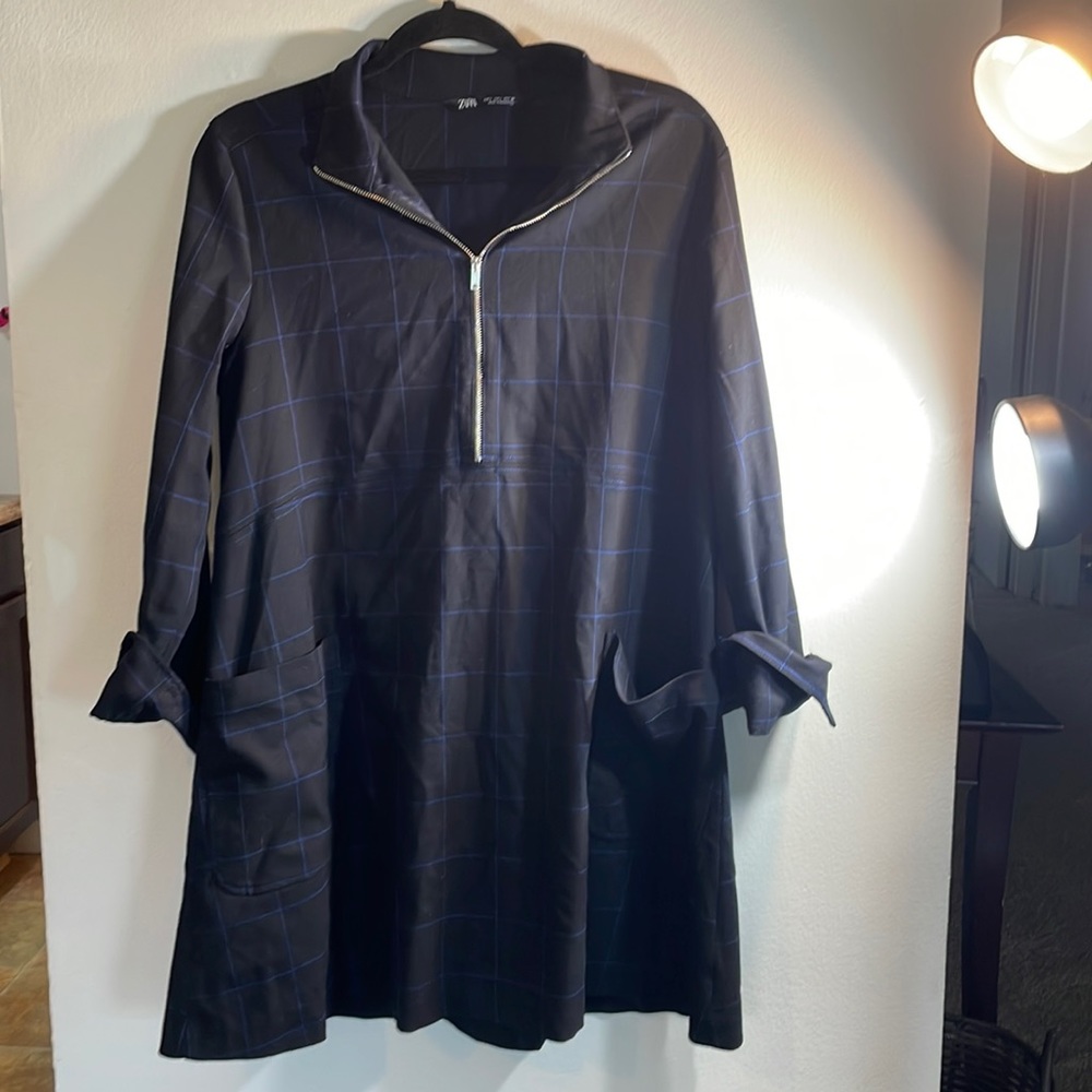 Zara dress. Plaid XL